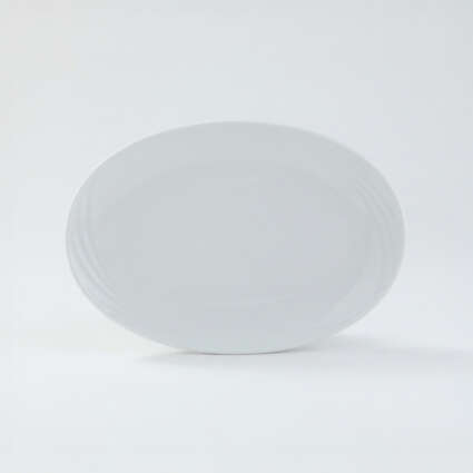 Oval Plate – Volute – 28 cm