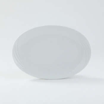 Oval Plate – Volute – 33 cm