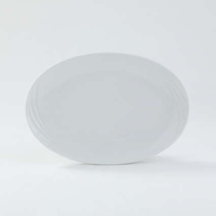 Oval Plate – Volute – 33 cm