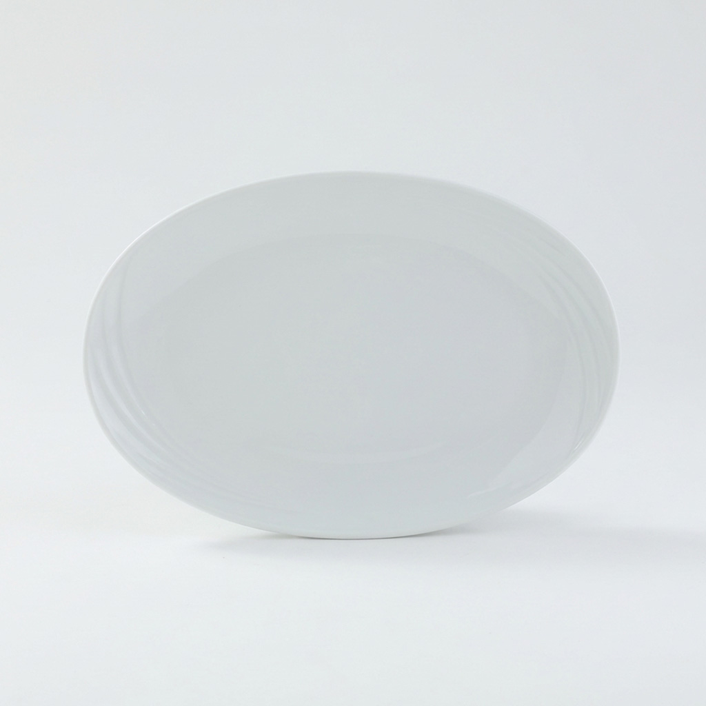 Oval Plate – Volute – 33 cm