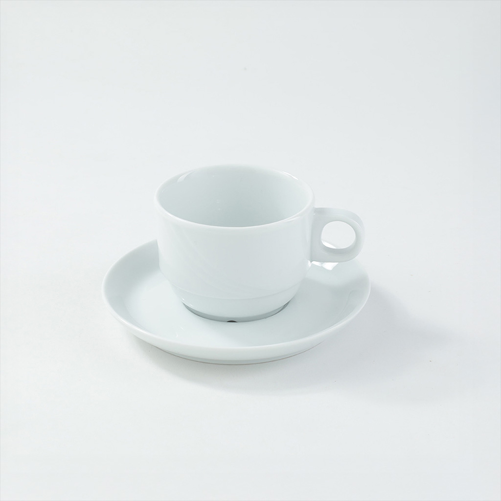 Tea Cup & Saucer – Volute – 21 cl