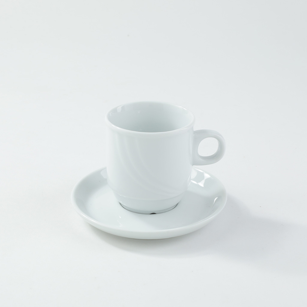 Tea Cup & Saucer – Volute – 16 cl