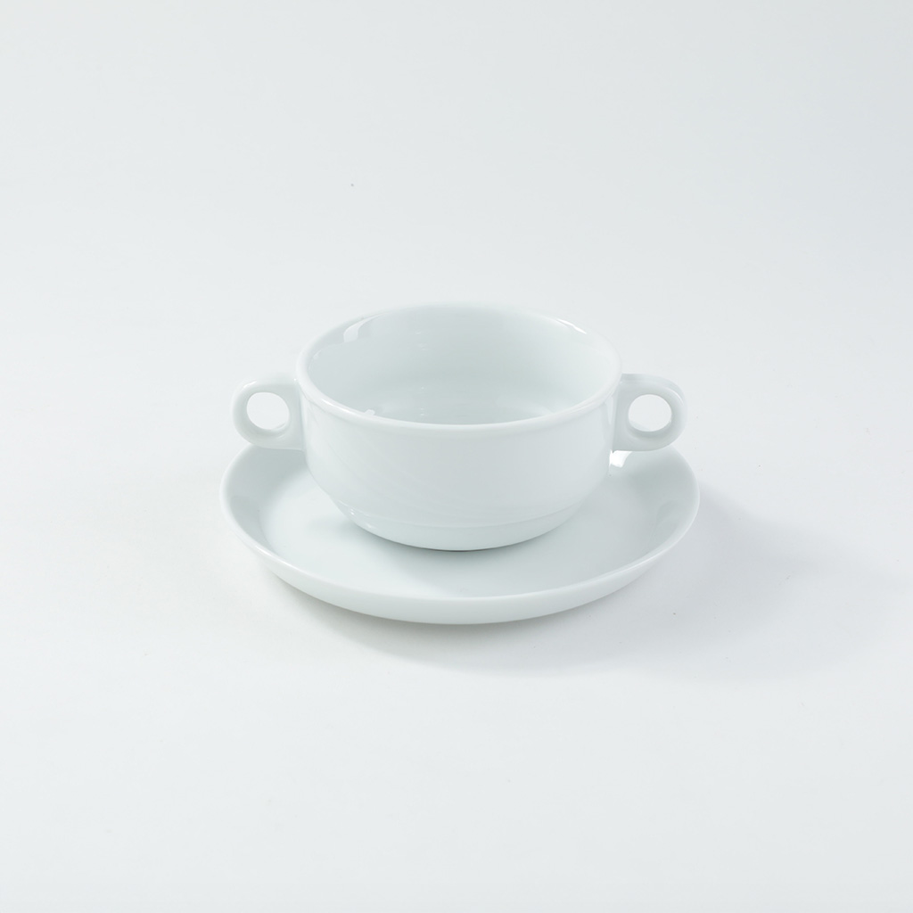 Soup Cup & Saucer – Volute – 30 cl