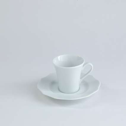 Coffee Cup & Saucer – Flora – 09 cl